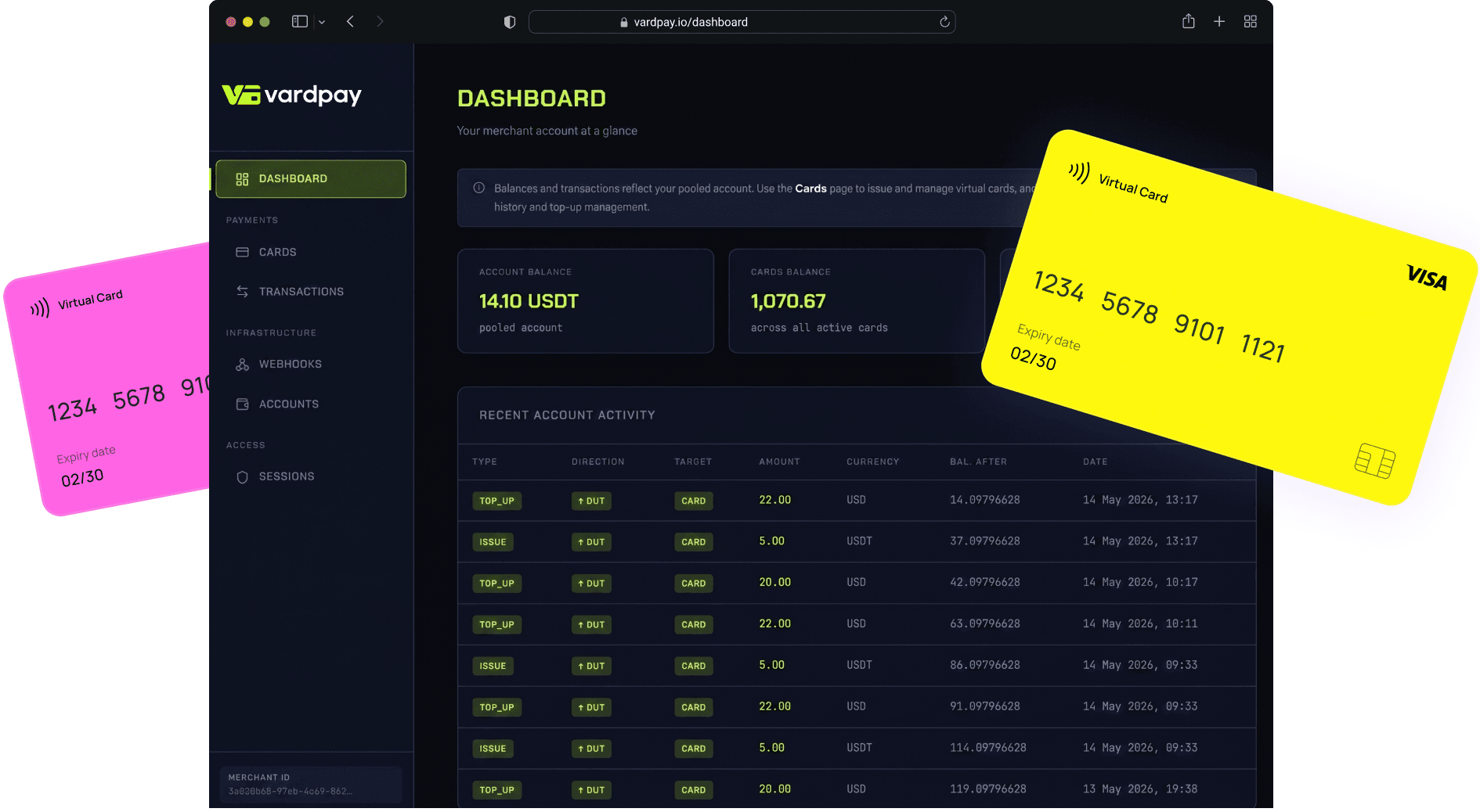 VardPay Dashboard